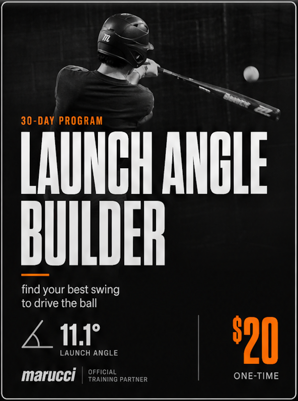 Launch Angle Builder (30-Day) + 20% Marucci Store Discount - $20