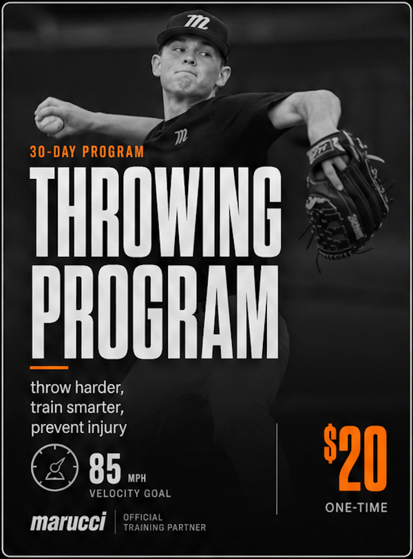 Throwing Program (30-Day) + 20% Marucci Store Discount - $20