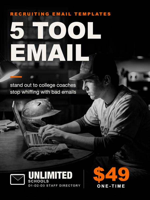 5 Tool Email — College Recruiting Email Templates