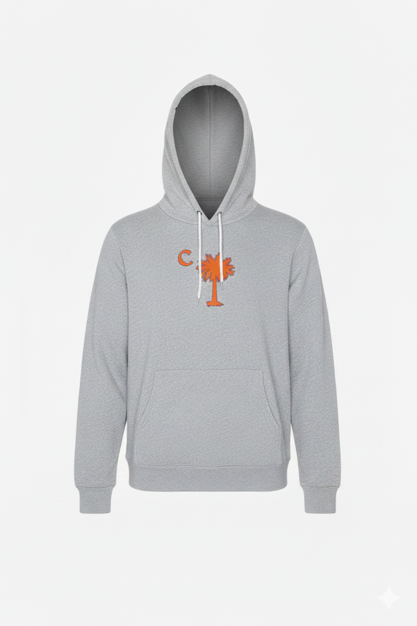 Grey Palmetto Fleece Hoodie