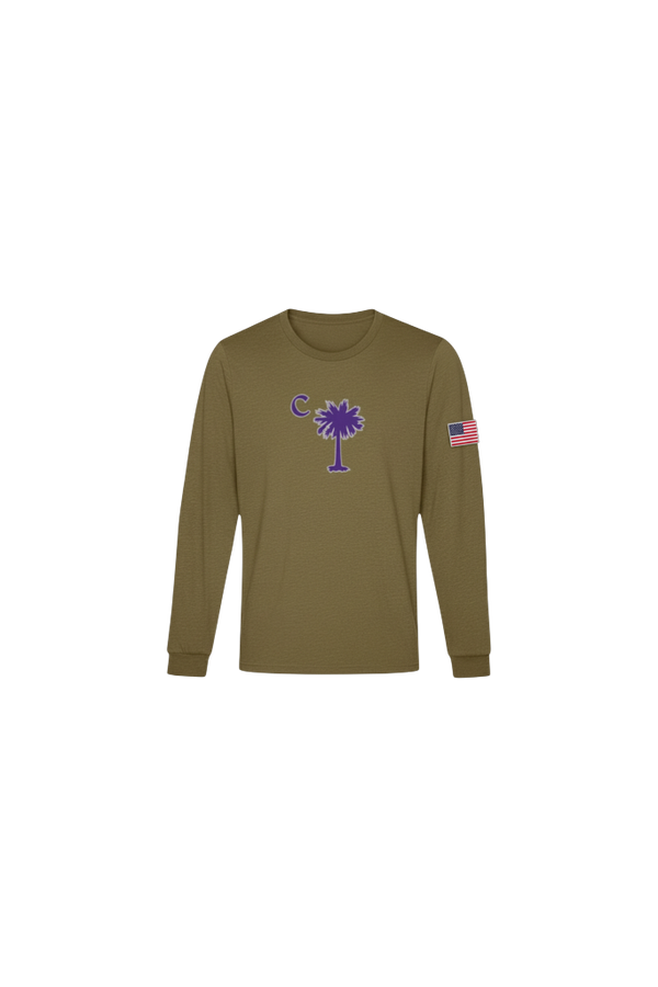 American Olive Palmetto Long Sleeve Tee