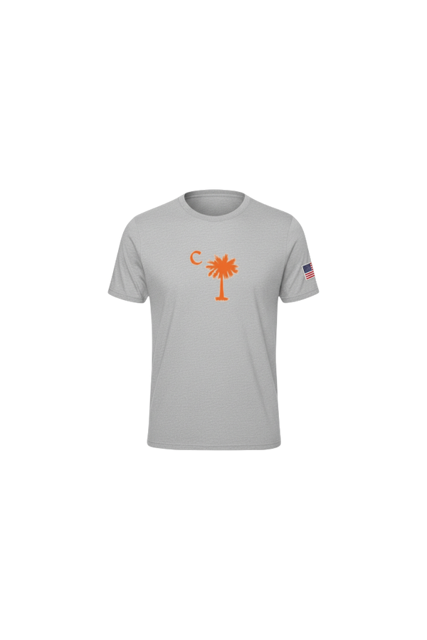 American Grey Palmetto Tee