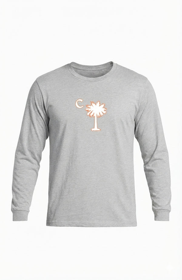 Grey Palmetto Classic Long Sleeve Tee