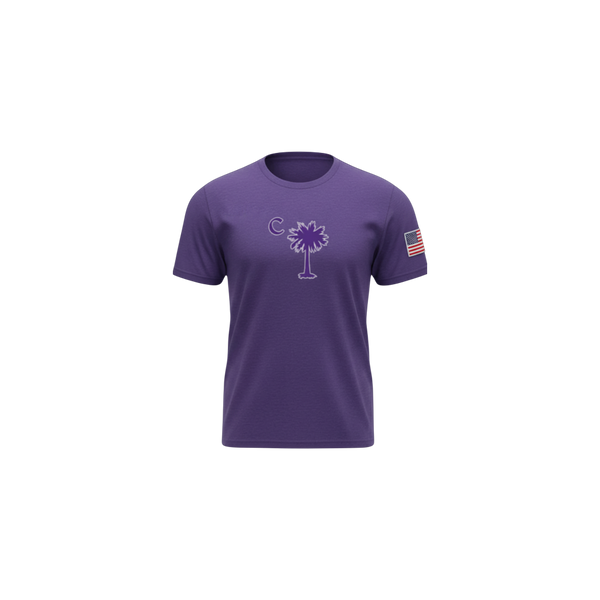 American Purple Palmetto Tee