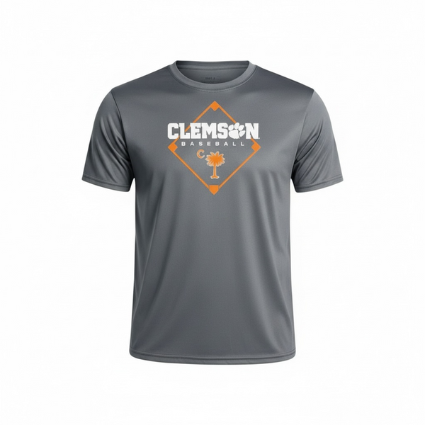 Grey Diamond Palmetto Performance Tee
