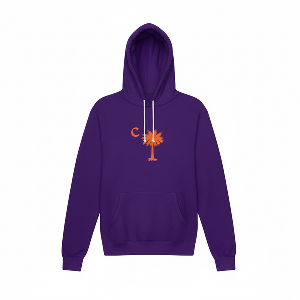 Purple Tiger Palmetto Hoodie