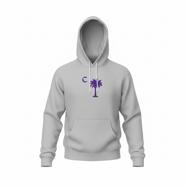Grey Palmetto Fleece Hoodie