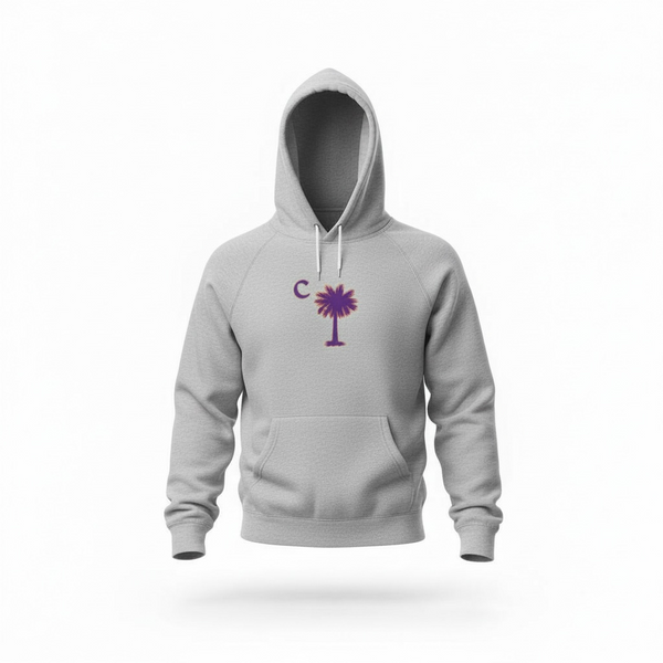 Grey Palmetto Fleece Hoodie