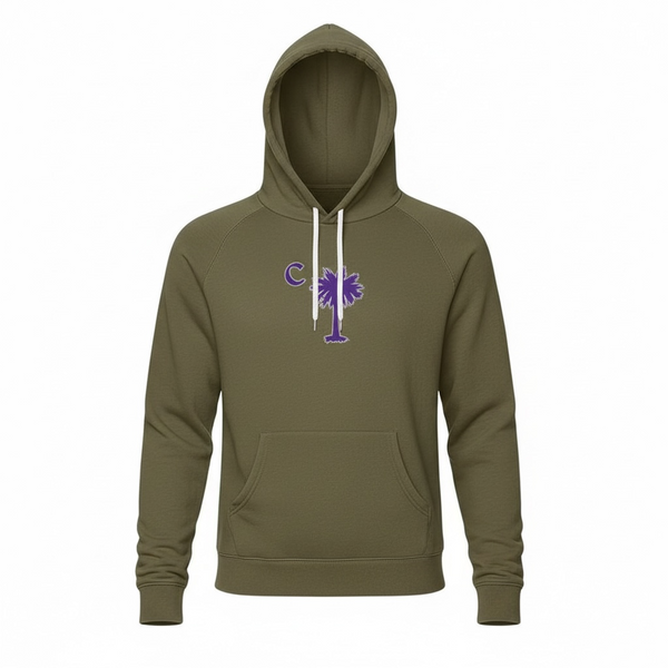 Olive Palmetto Fleece Hoodie