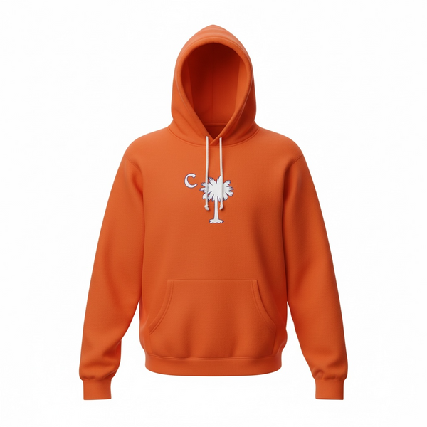 Orange Palmetto Hoodie