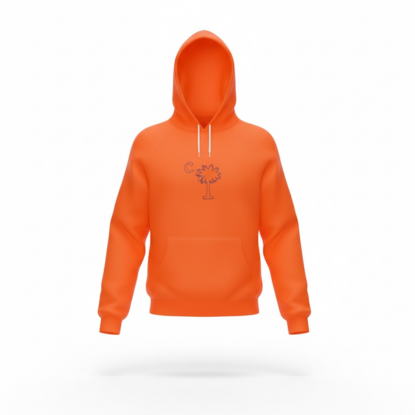 Orange Palmetto Hoodie