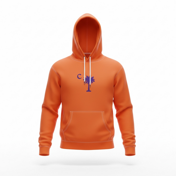 Orange Palmetto Hoodie