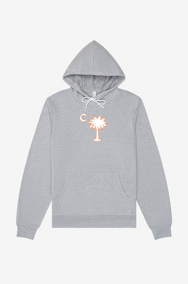 Grey Palmetto Fleece Hoodie