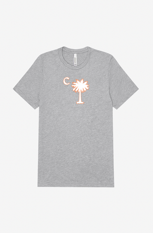 Grey Palmetto Tee