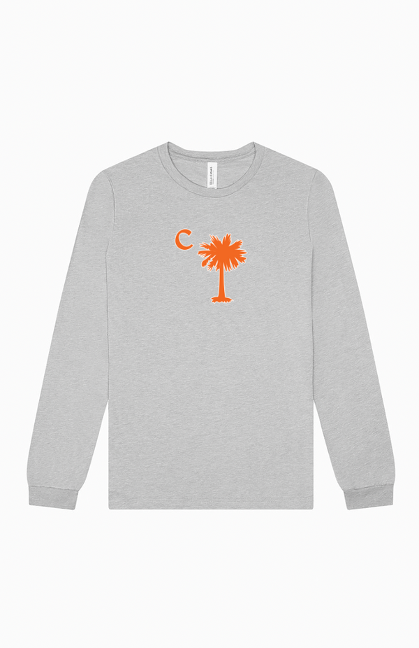 Grey Palmetto Classic Long Sleeve Tee