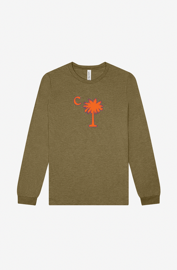 Olive Palmetto Classic Long Sleeve Tee