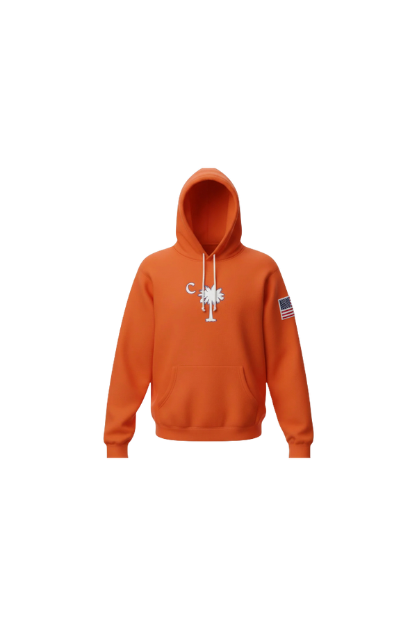 American Orange Palmetto Hoodie
