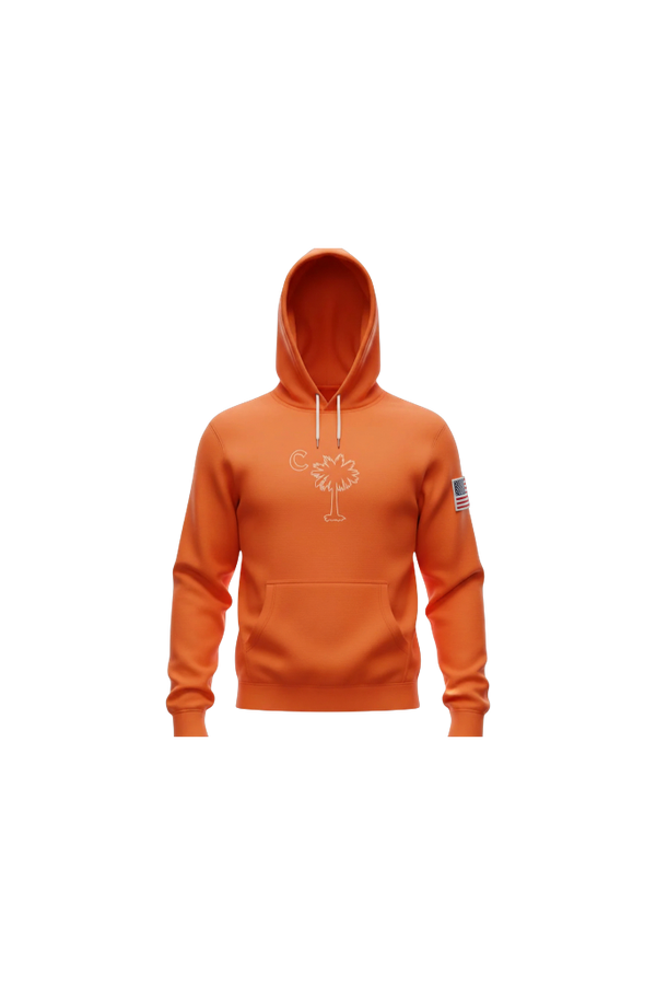 American Orange Palmetto Hoodie