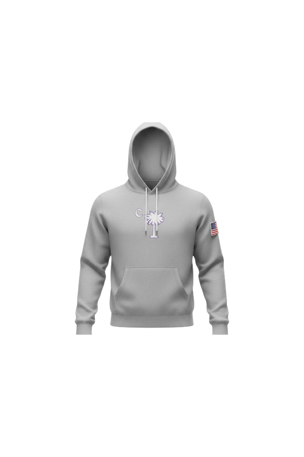 American Grey Palmetto Hoodie