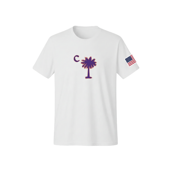 American White Palmetto Tee
