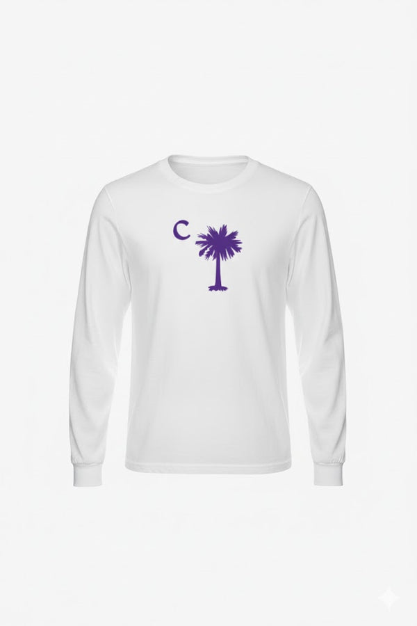 White Palmetto Classic Long Sleeve Tee