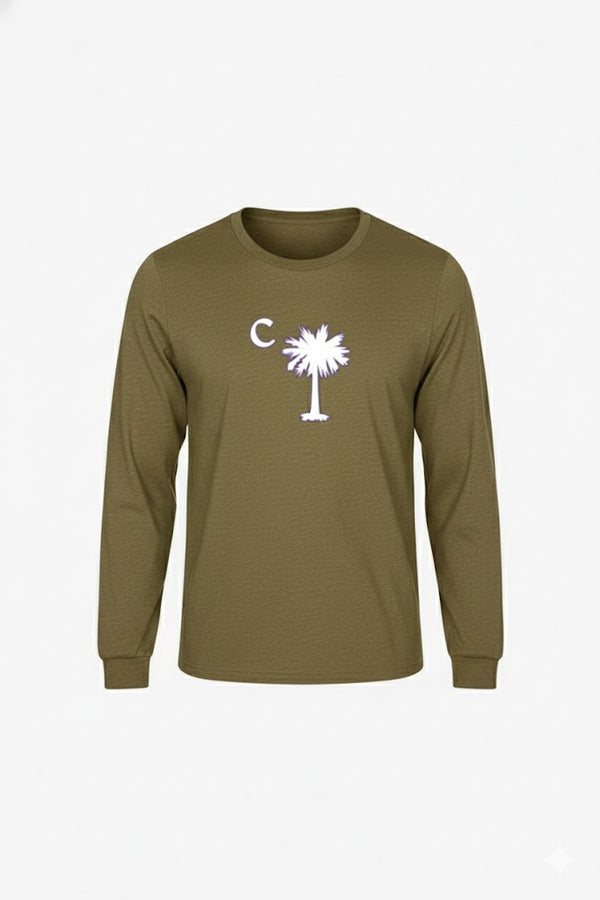 Olive Palmetto Classic Long Sleeve Tee
