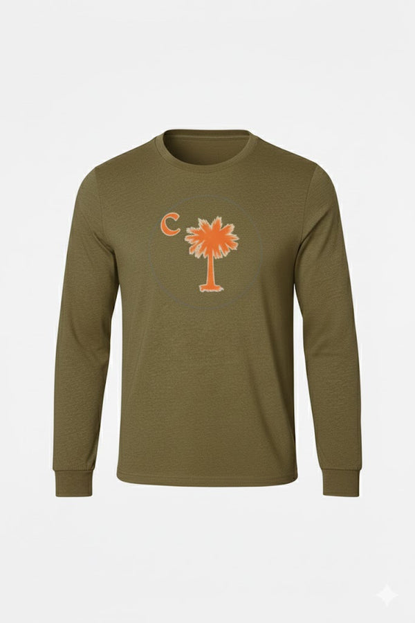 Olive Palmetto Classic Long Sleeve Tee