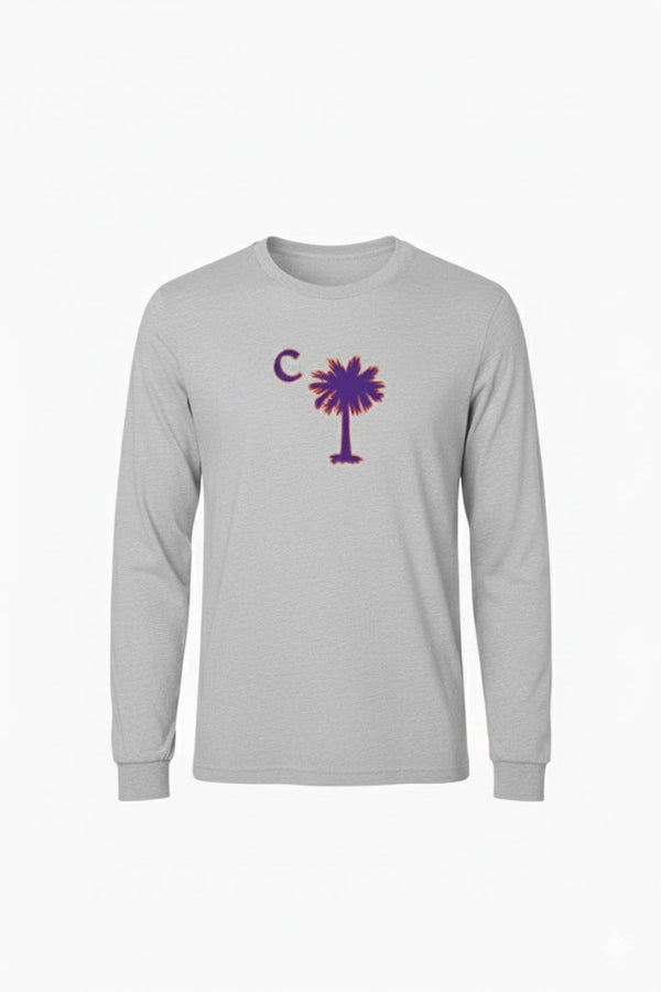 Grey Palmetto Classic Long Sleeve Tee