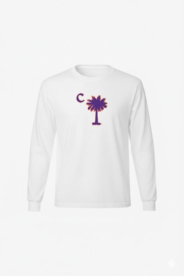 White Palmetto Classic Long Sleeve Tee