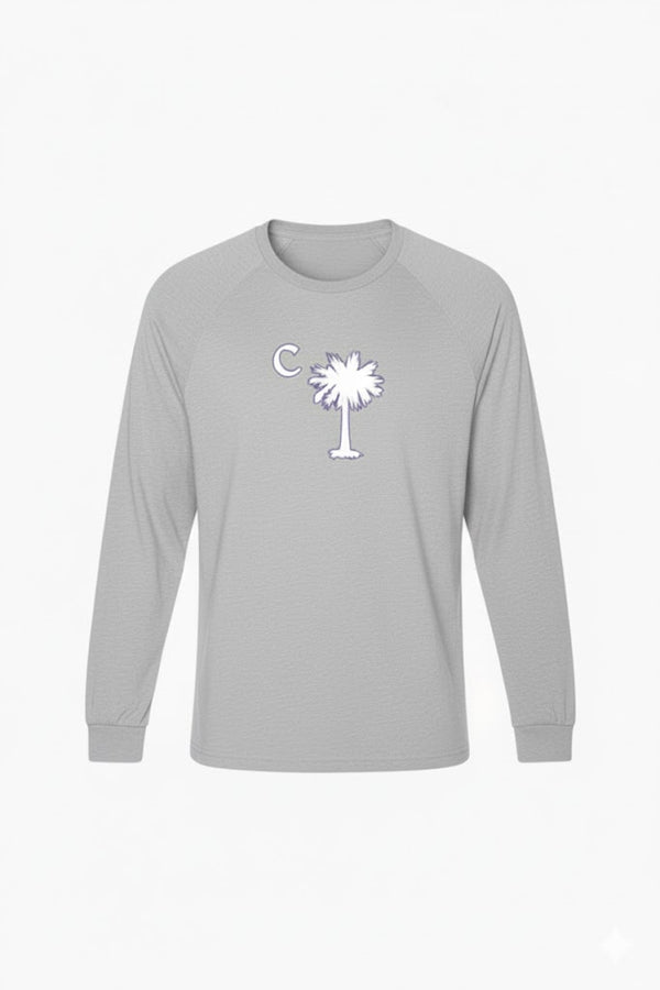 Grey Palmetto Classic Long Sleeve Tee