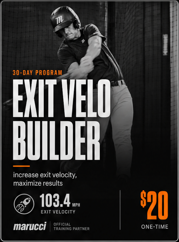 Exit Velocity Builder (30-Day) + 20% Marucci Store Discount - $20