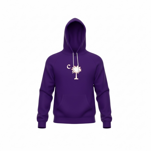 Purple Tiger Palmetto Hoodie