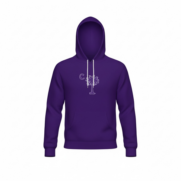 Purple Tiger Palmetto Hoodie