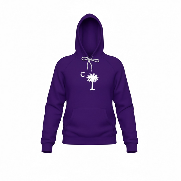 Purple Tiger Palmetto Hoodie