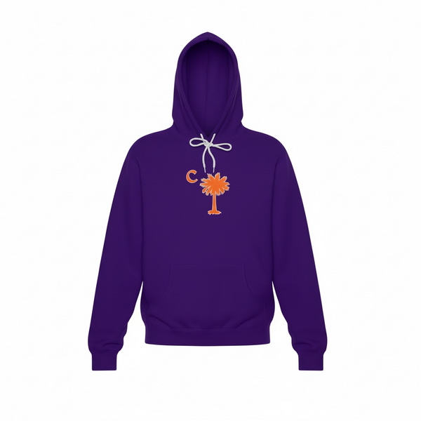 Purple Tiger Palmetto Hoodie