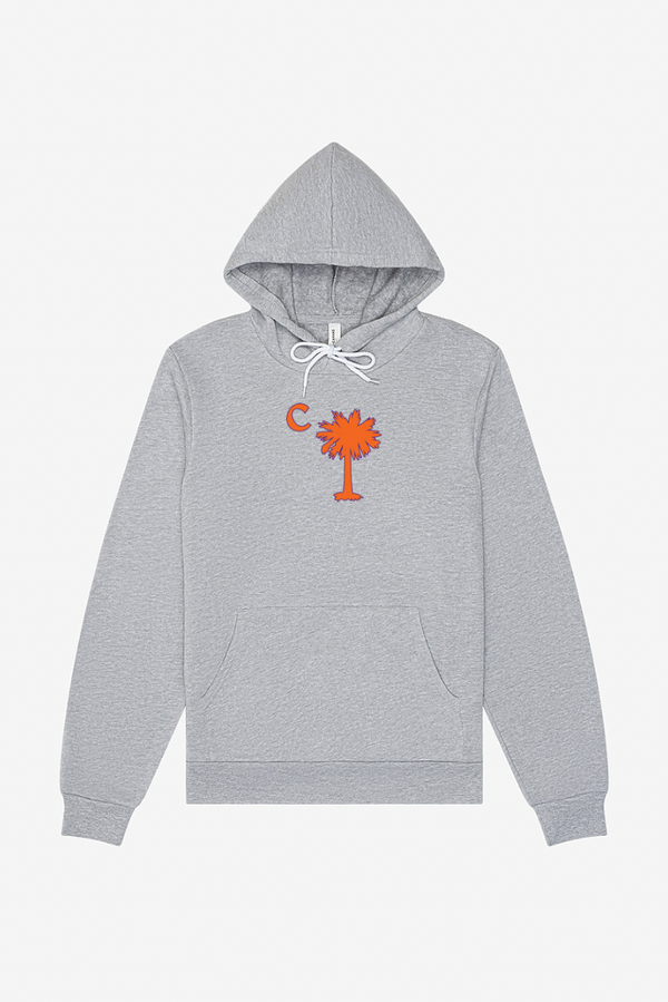 Grey Palmetto Fleece Hoodie