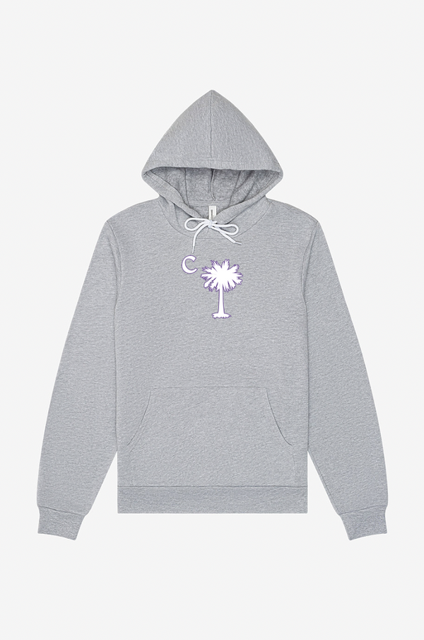 Grey Palmetto Fleece Hoodie