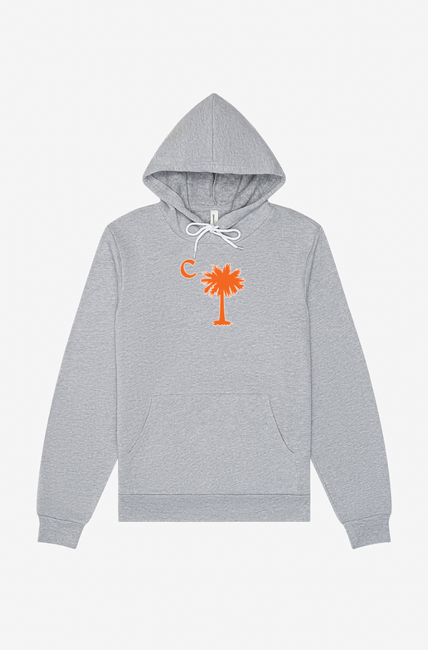 Grey Palmetto Fleece Hoodie