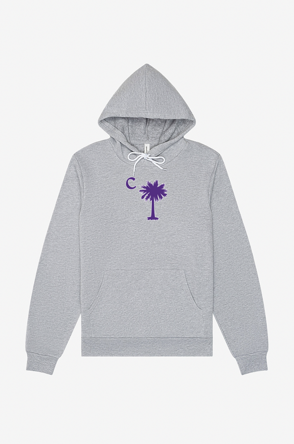 Grey Palmetto Fleece Hoodie