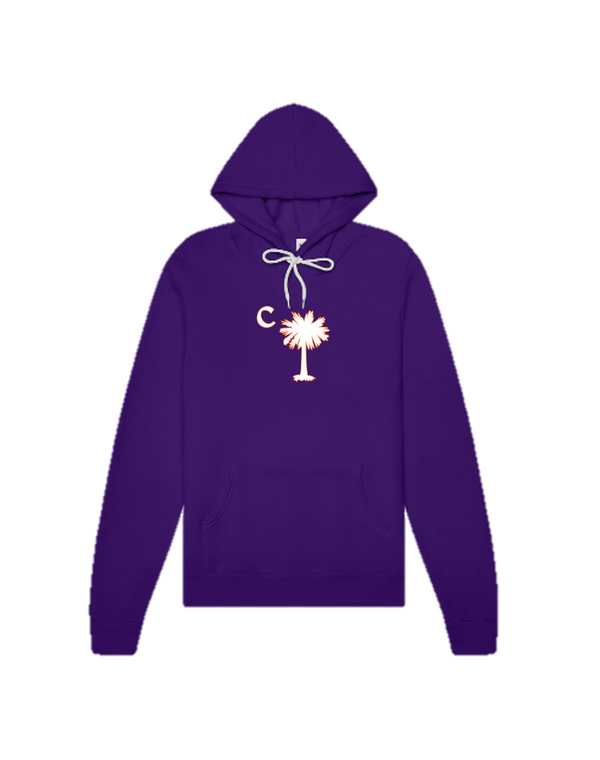 Purple Tiger Palmetto Hoodie