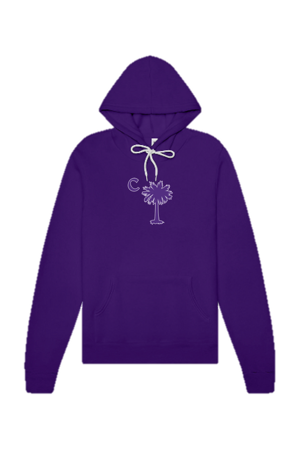 Purple Tiger Palmetto Hoodie