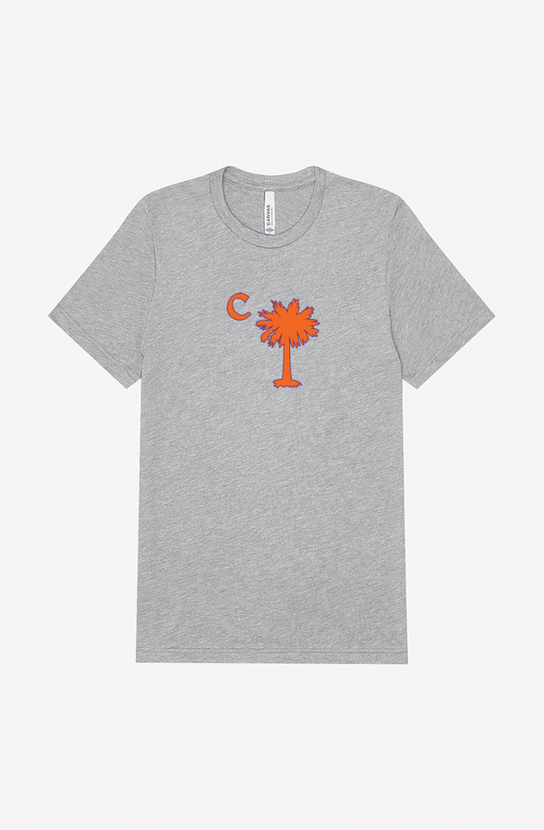 Grey Palmetto Tee