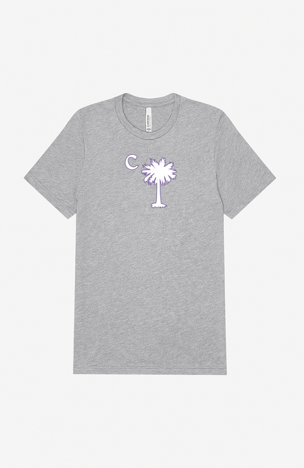 Grey Palmetto Tee
