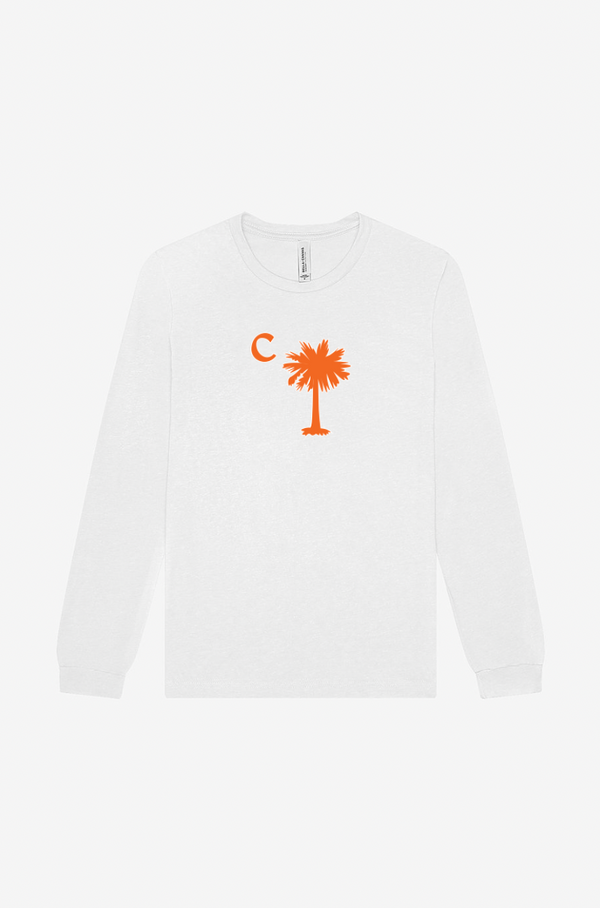 White Palmetto Classic Long Sleeve Tee