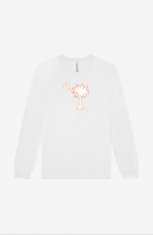 White Palmetto Classic Long Sleeve Tee