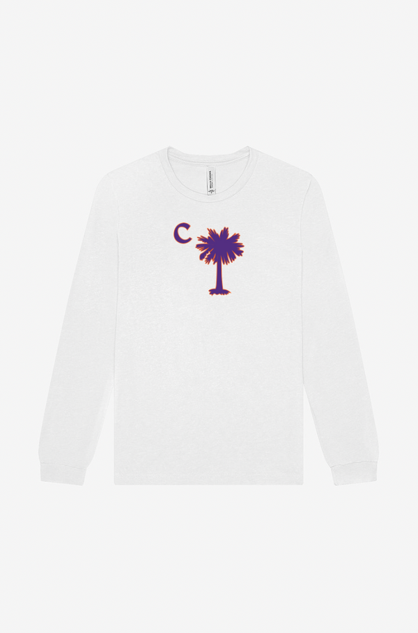 White Palmetto Classic Long Sleeve Tee