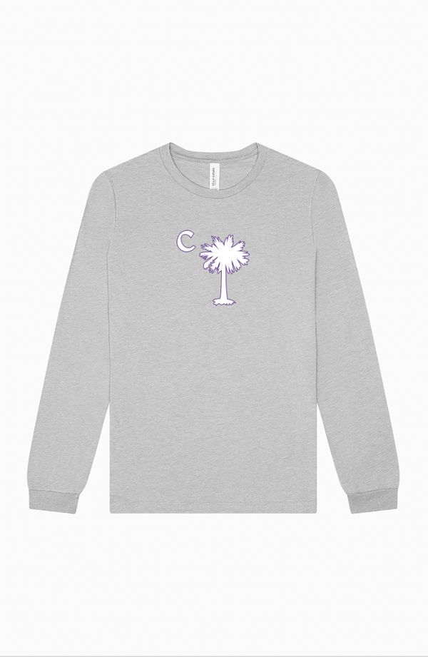 Grey Palmetto Classic Long Sleeve Tee