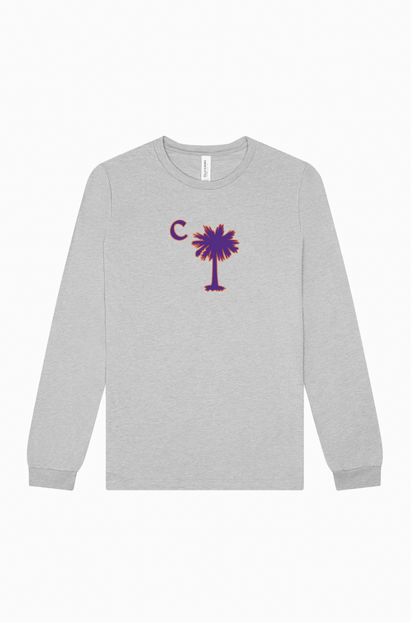 Grey Palmetto Classic Long Sleeve Tee