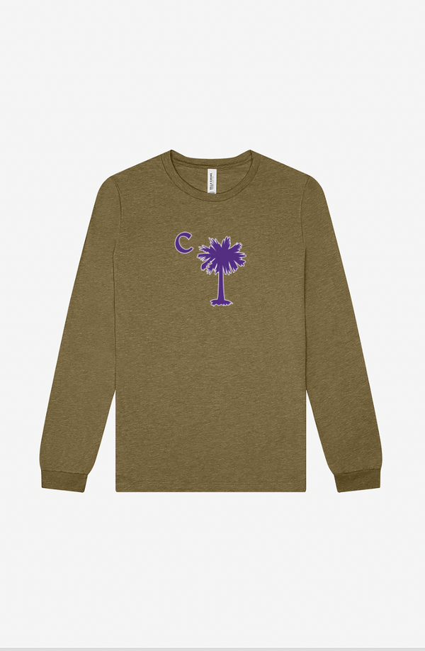 Olive Palmetto Classic Long Sleeve Tee