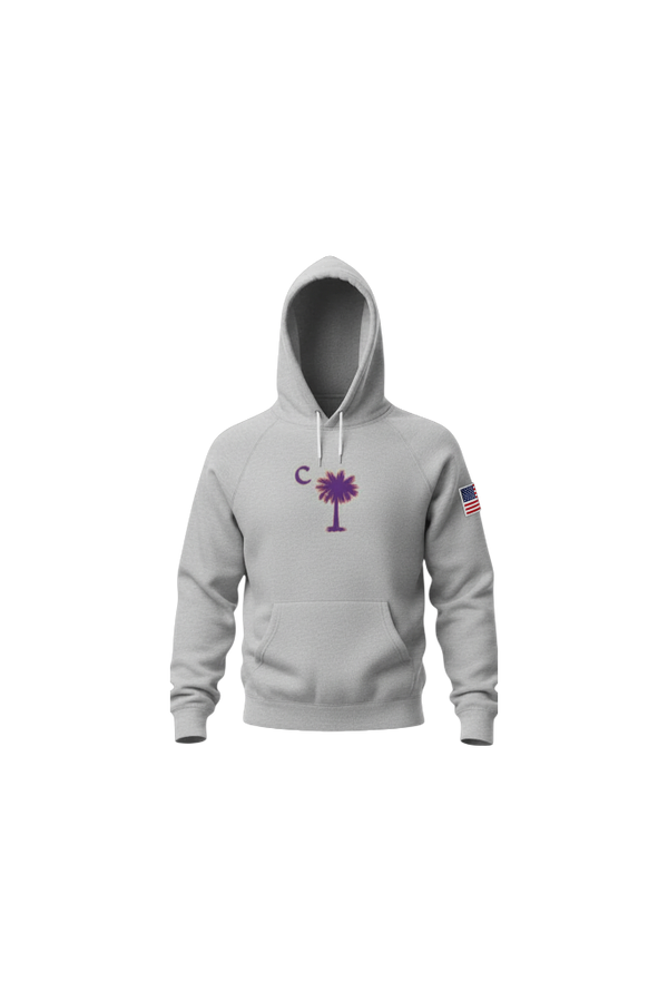 American Grey Palmetto Hoodie